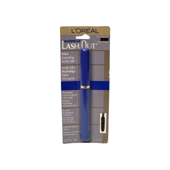 L'Oréal Other - L'Oréal Lash Out Waterproof Extra Extending Mascara - Black Brown (0.21 Fl Oz)